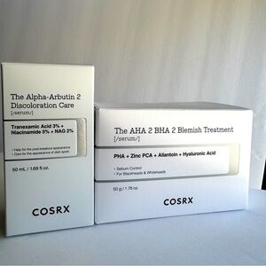 COSRX Set of The Alpha-Arbutin 2
Serum and AHA 2 BHA 2 Blemish Treatment